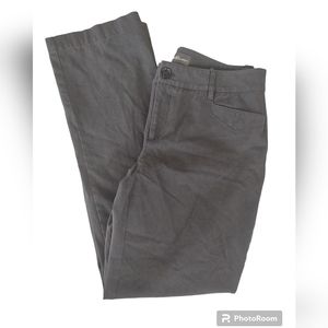 Eddie Bauer Curvy Fit trousers Size 10 Grey Straight leg